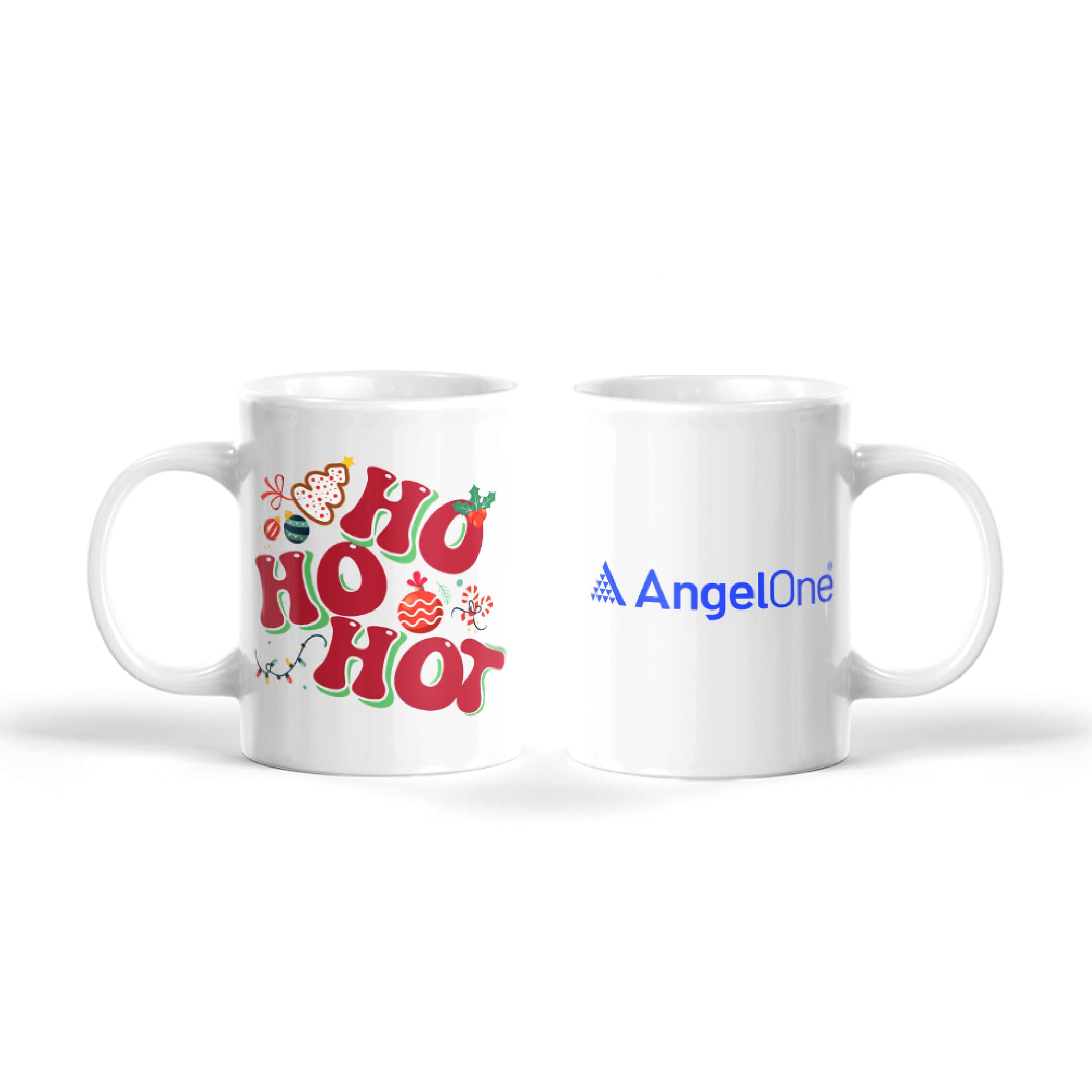 HO HO Hot Sublimation Mug - White
